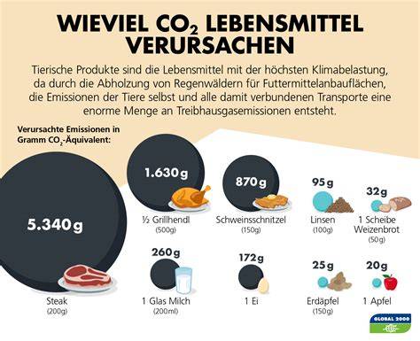 Klimawirkung und Nachhaltigkeitsbewertung von Lebensmitteln