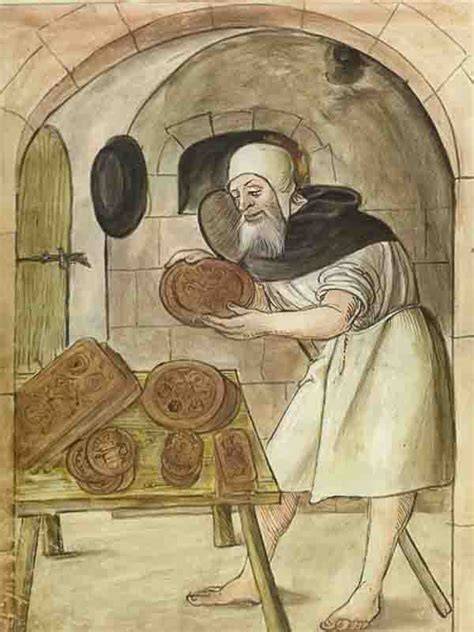Klosterbäckerei im Mittelalter