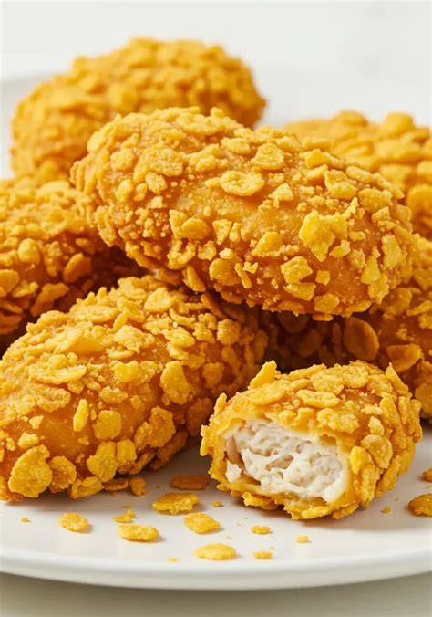 Knusprige Erdnussbutter-Pralinen mit Cornflakes