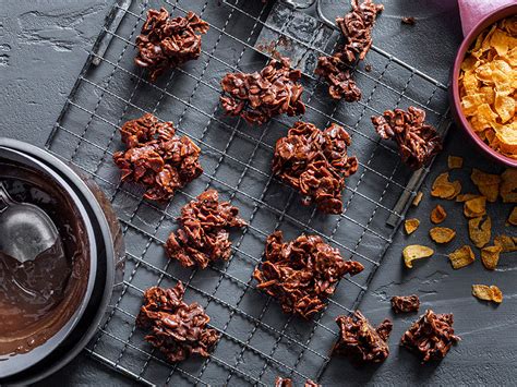 Knusprige Schoko-Crossies mit Cornflakes