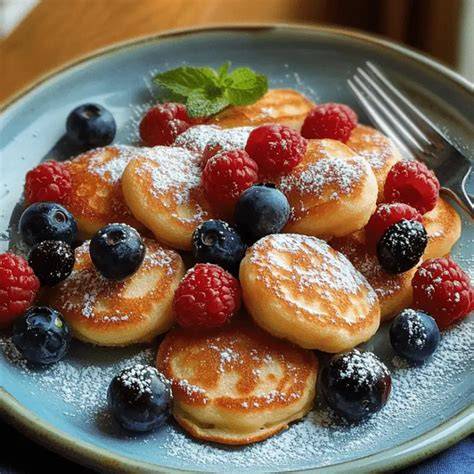 Knusprige Schoko-Waffeln mit Puderzucker und Beeren