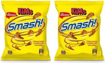 Knusprige Smash Schokolade mit Milchschokolade überzogen