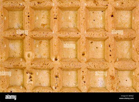 Knusprige Waffelstruktur