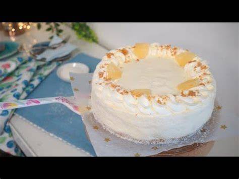 Kokos‑Ananas Kühlschranktorte