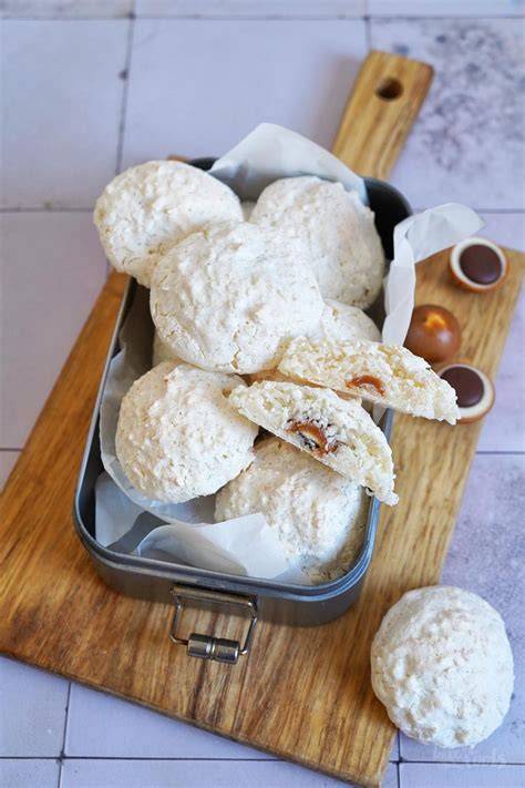 Kokos Wölkchen mit Toffifee auf Backoblaten