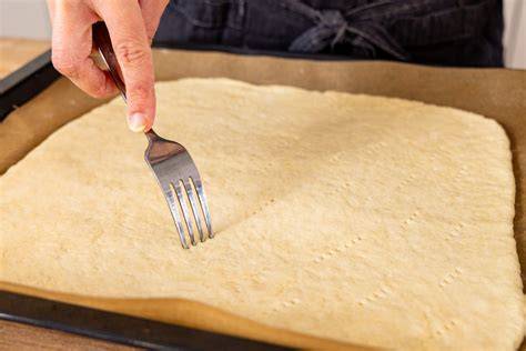 Kokos-Blechkuchen Layout - Teig mit Belag