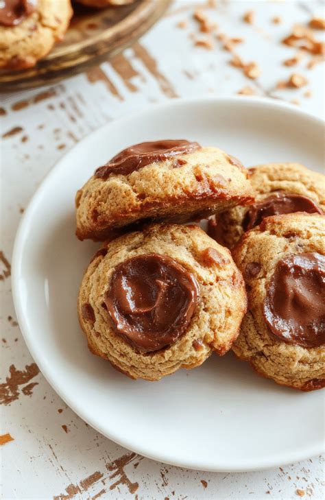 Kokosbusserl und Nutella Kekse auf einem Teller