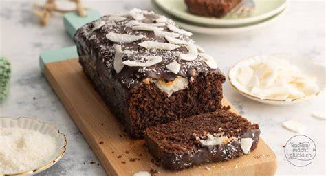 Kokosmakronen-Füllung im Kuchen