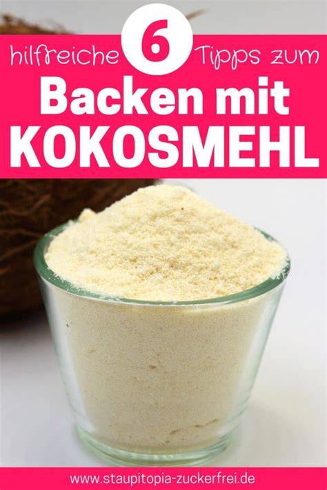 Kokosmehl und Zuckerersatz zum Backen