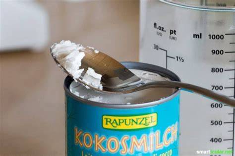Kokossahne aus Dose Kokosmilch