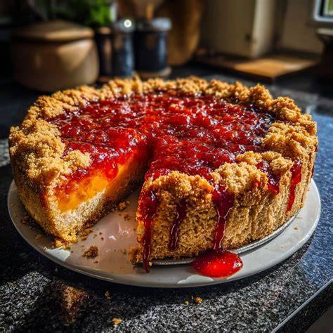 Kombination von Marmelade mit Gebäck und anderen Desserts
