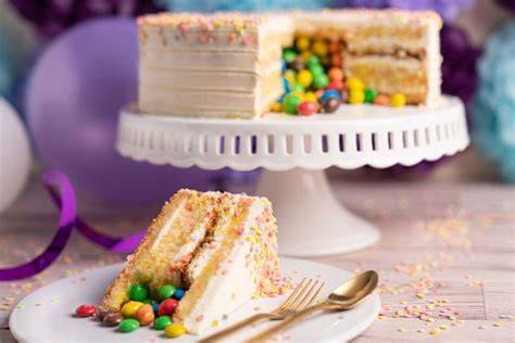 Konfetti Cake mit Überraschungsfach Schritt-für-Schritt