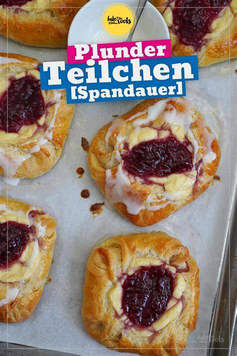 Kopenhagener Plunderteilchen mit Marzipanfüllung