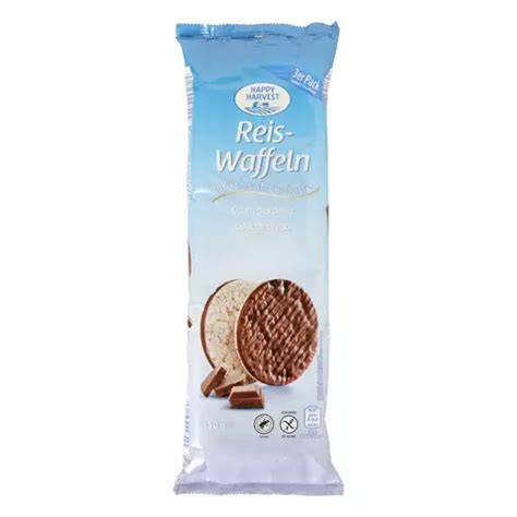 Kornmühle Reiswaffeln mit Vollmilchschokolade