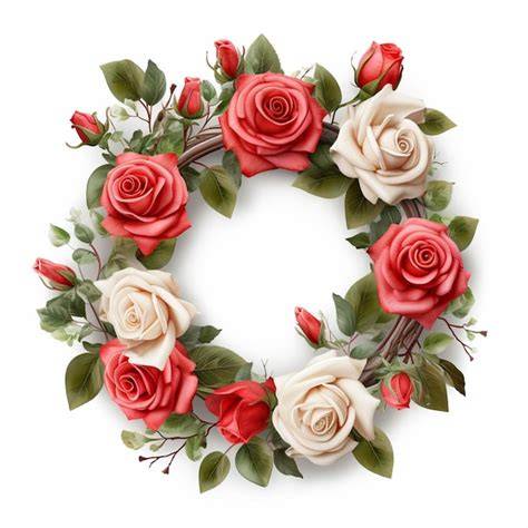 Kranz aus bernsteinfarbenen Rosen - Torten-Dekoration