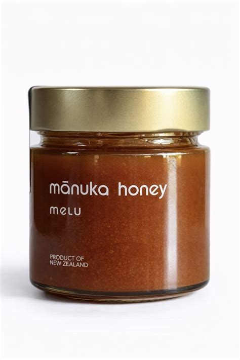 Krauterland Manuka Honey glass jar packaging