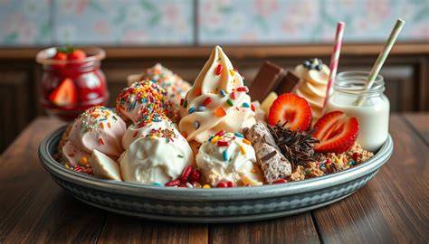 Kreative Erdbeereis-Toppings