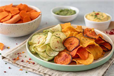 Kreative Gemüsechips-Serviervorschläge