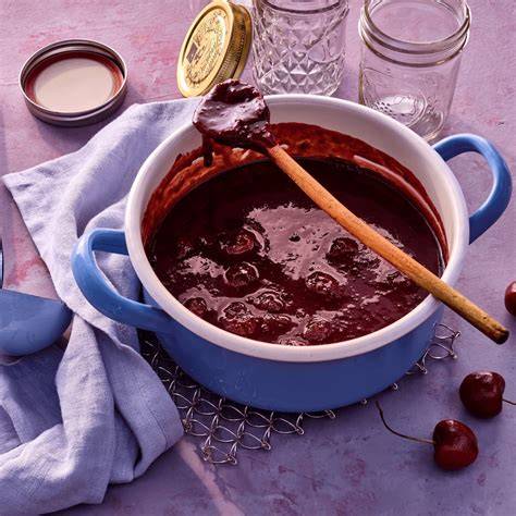 Kreative Kirschmarmelade mit Schokolade