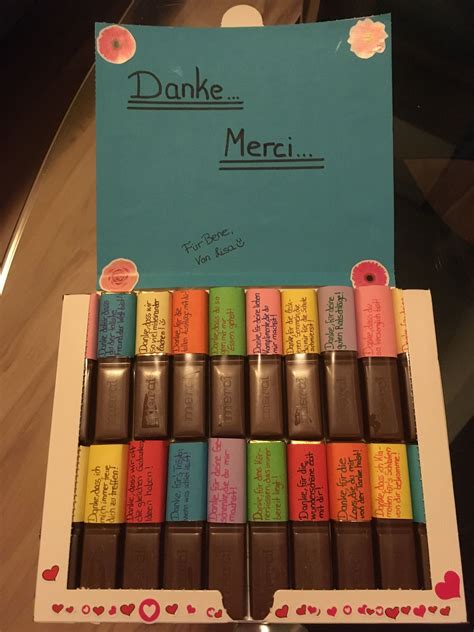 Kreative Merci Geschenkideen Geburtstag