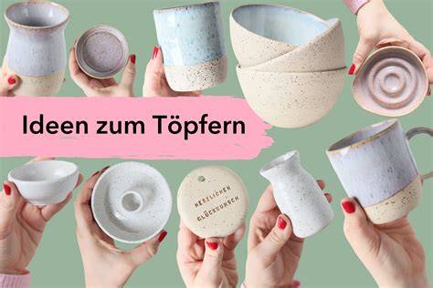 Kreative Töpferideen aus unterschiedlichen Tonsorten