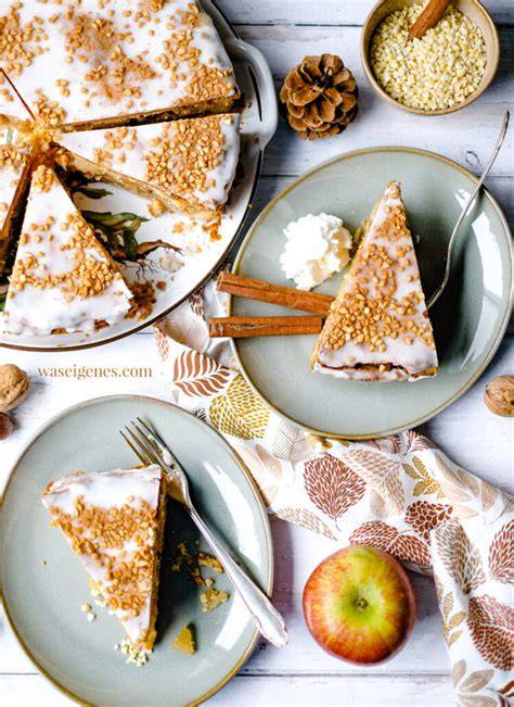 Kreative Toppings für Apfelkuchen: Mandeln, Zimt, Zuckerguss