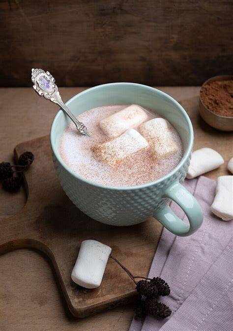Kreative Toppings für Kakao - Zimt, Minzstäbchen, Marshmallows