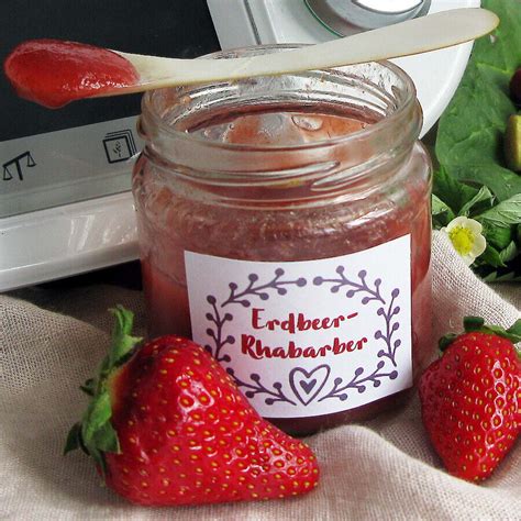 Kreative Varianten der Erdbeer-Rhabarber-Marmelade