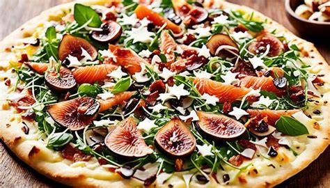 Kreative saisonale Flammkuchen