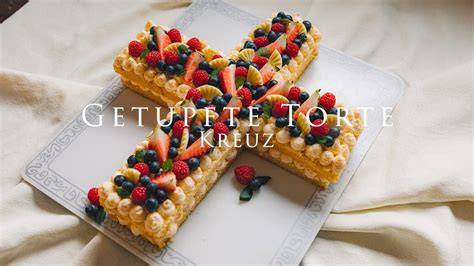 Kreuzkuchen Biskuitrolle Vorbereitung und Backform