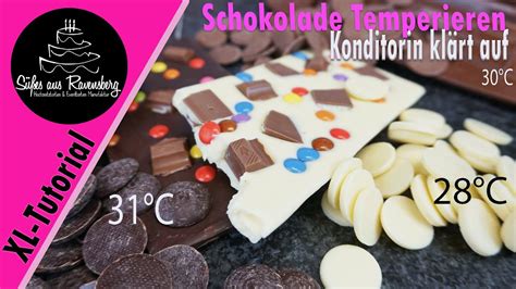 Kristallstruktur und Glanz von temperierter Schokolade
