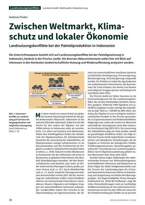Kritik und Nachhaltigkeit bei der Palmölproduktion