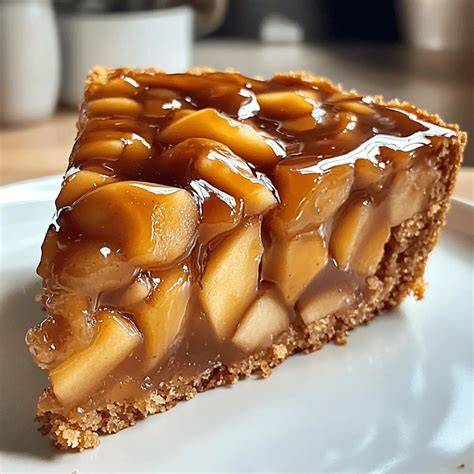 Kuchen mit Karamellglasur