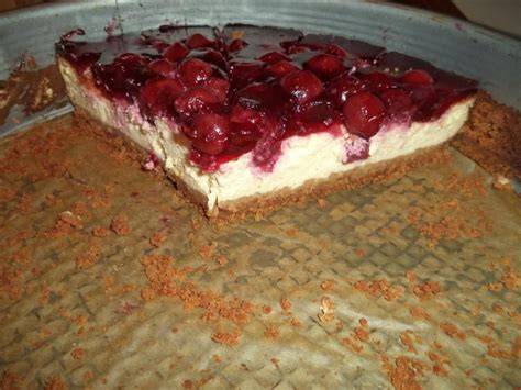 Kuchen mit Kirschdecke