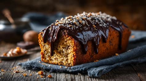 Kuchen mit glänzender Schokoladenglasur