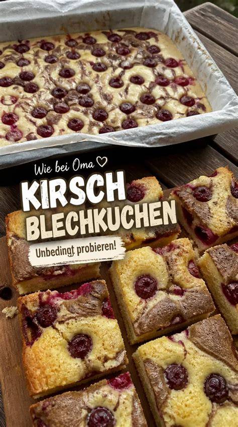 Kuchen vom Blech frisch aus dem Ofen