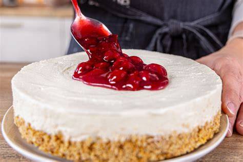 Kuchenboden in Springform nach dem Backen