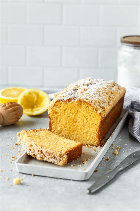 Kuchendeko und Variationen: Zitronenkuchen mit Guss und Streuseln