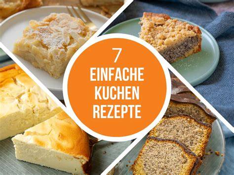 Kuchenrezepte für verschiedene Alltags- und Festanlässe