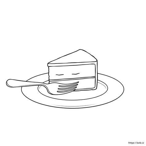 Kuchenstück: Schichtaufbau sichtbar