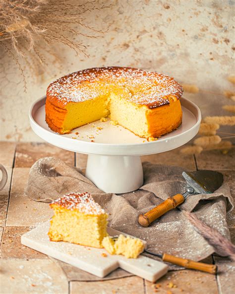 Kuchenstück Apfel-Grieß-Kuchen ohne Boden