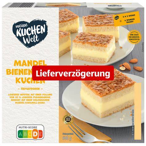 Kuchenstücke eingefroren in Gefrierbeuteln