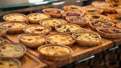 Kulinarisches Moodboard: Verschiedene Tartes & Plätzchen auf Mandelmürbeteigbasis