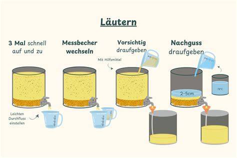 Läutern: Trennung von Treber und Würze