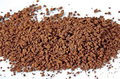 Löslicher Kaffee pur - Granulat und Tasse