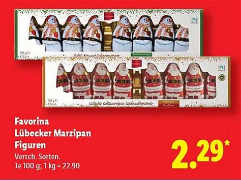 Lübecker Marzipan in verschiedenen Formen: Brote, Figuren und Torten