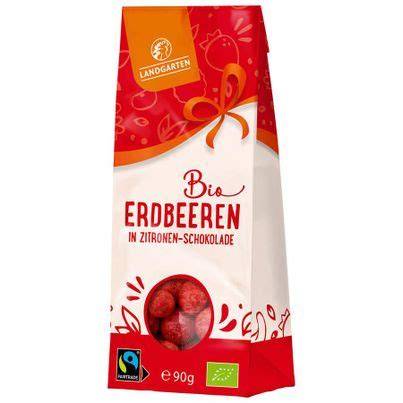 LANDGARTEN Erdbeer Schokolade Zitrone Verpackung