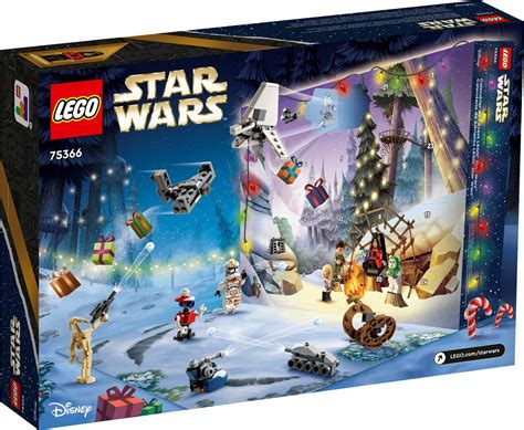 LEGO Star Wars Adventskalender geöffnet mit Mikro-Modellen
