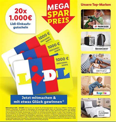 LIDL Gutschein und Rabattaktion