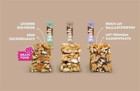 Label mit Allergenhinweisen auf einem Riegel